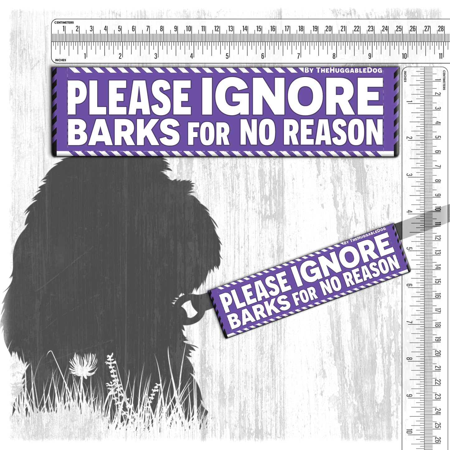 16-"PLEASE IGNORE, barks fo no reason".