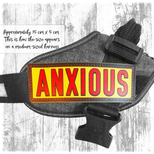"ANXIOUS". Supplied as a SINGLE item so you can mix and match.