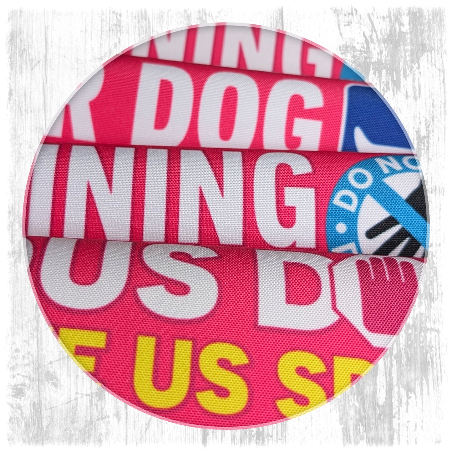 Custom made. Sleeves for dog leashes, just the way you like.