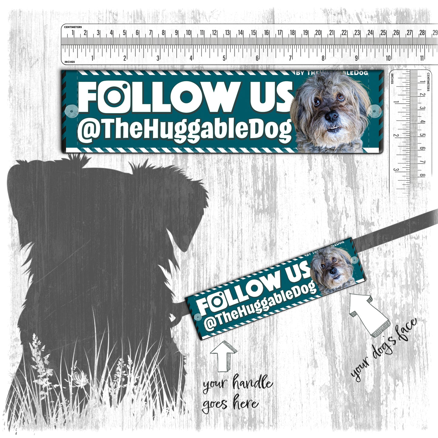 Custom made. Sleeves for dog leashes, just the way you like.