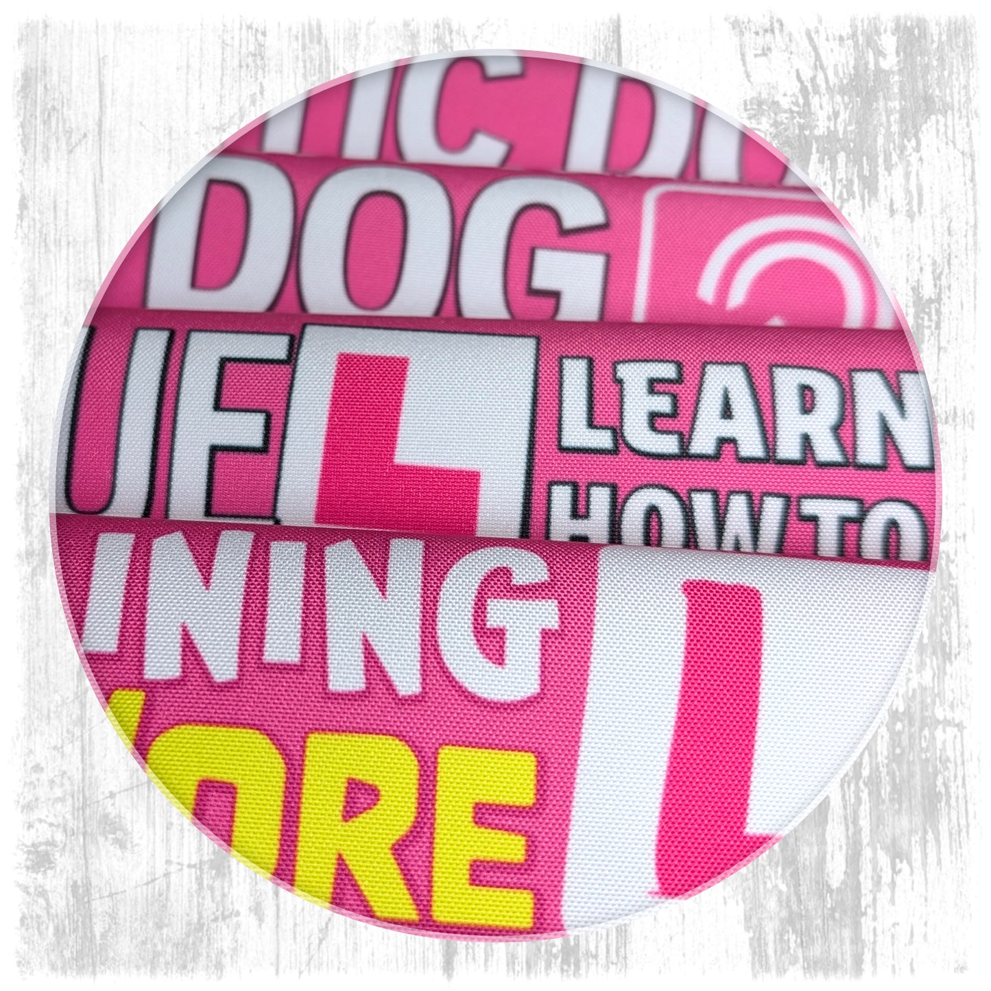 Custom made. Sleeves for dog leashes, just the way you like.