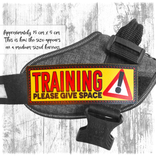 "TRAINING, please give space". Supplied as a SINGLE item so you can mix and match.