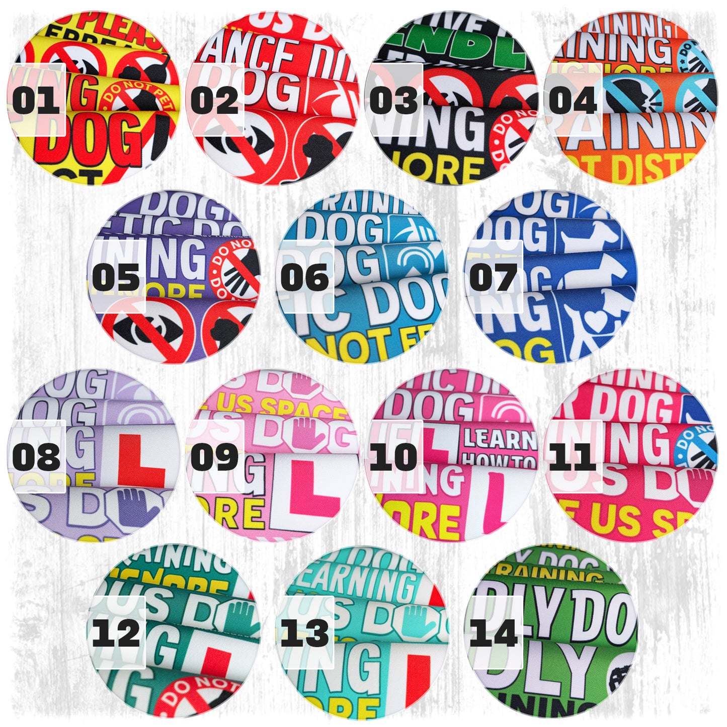 Custom made. Sleeves for dog leashes, just the way you like.