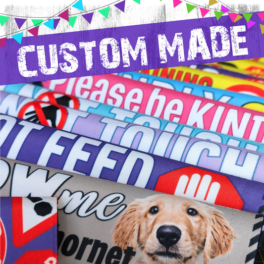 Custom made. Sleeves for dog leashes, just the way you like.