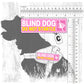 "BLIND Dog". Dog's Harnesses Patch. Size M to L.