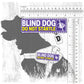 "BLIND Dog". Dog's Harnesses Patch. Size M to L.