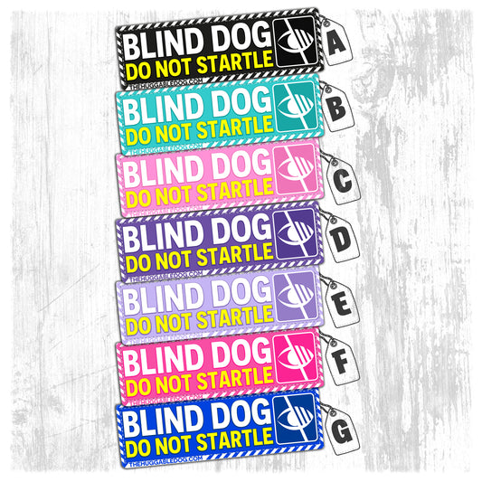 NEW!! "BLIND Dog". Dog's Harnesses Patch.