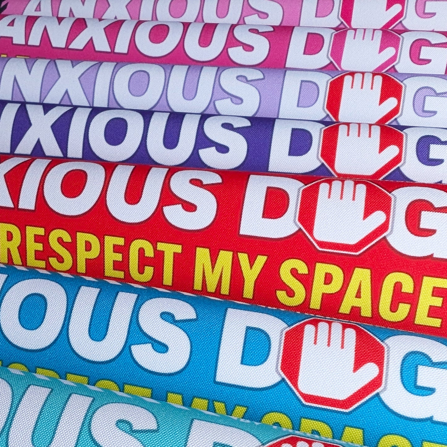 26-"ANXIOUS DOG, please respect my space".