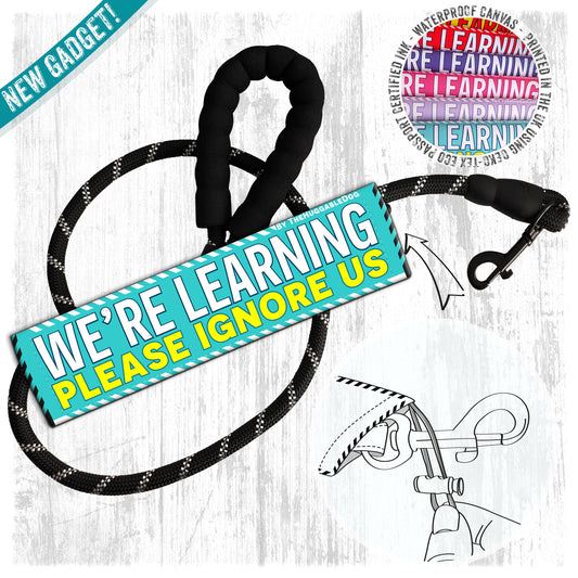 14-"We are LEARNING, please ignore us".