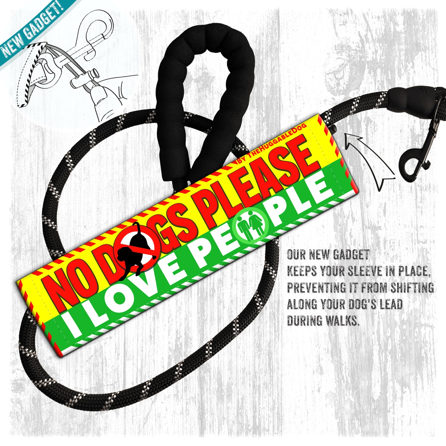 "NO DOGS please, I love people".