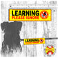 "LEARNING, please IGNORE", do not pet. Warning covers for dogs leashes. Dog training Leash sleeves.