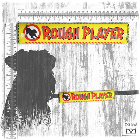 "Rough player". Leash sleeve for dogs.