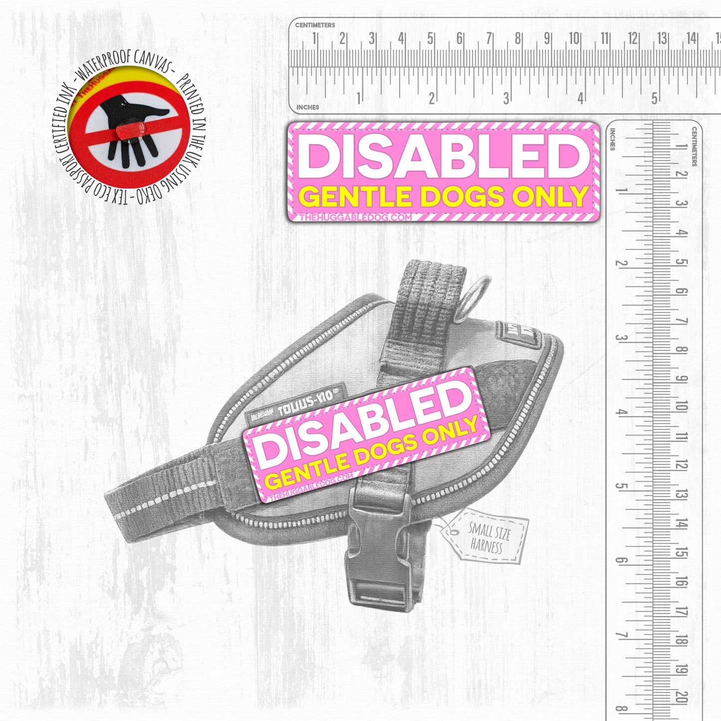 DISABLED, Gentle dogs only. SMALL Size.