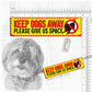"Keep DOGS AWAY".