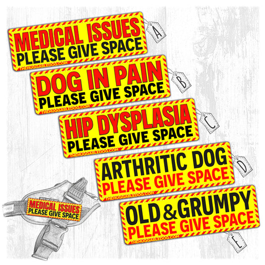 NEW!! Medical Issues. Dog's Harnesses Patch.