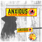 "ANXIOUS, please ignore" do not pet. Leash sleeve for dogs.