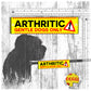 "ARTHRITIC, gentle dogs only" . Alert leash sleeves for dogs