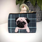 Pug Zipper Pouch (15X10cm.)