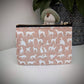 Greyhound Zipper Pouch (15X10cm.)