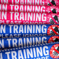 "In Training, please ignore" DO NOT PET. Leash sleeves.
