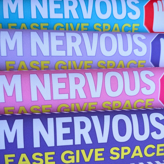 I'm NERVOUS, please give space".
