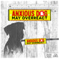 "ANXIOUS DOG, may overreact". Leash sleeve for dogs.