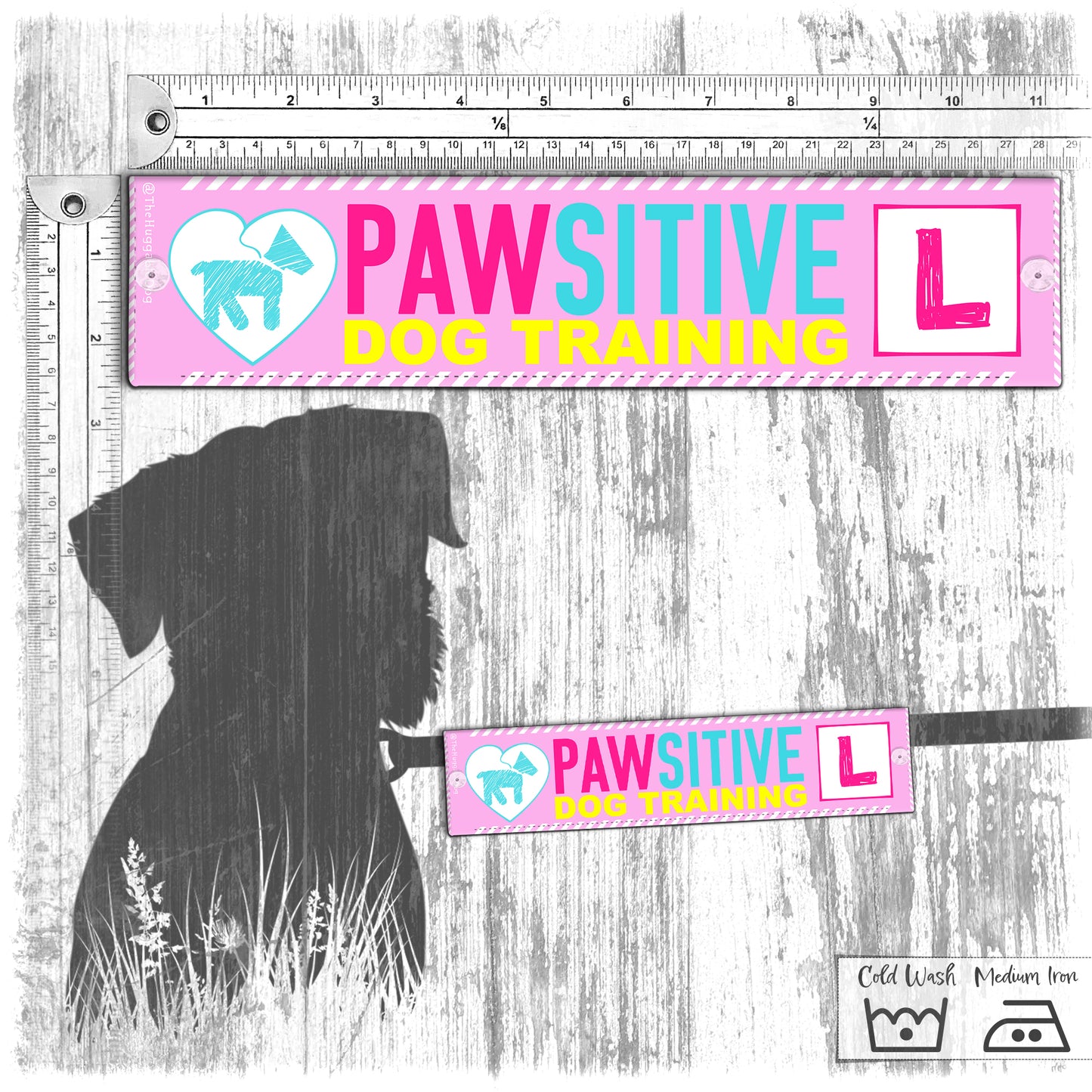 "PAWSITIVE dog training". Leash sleeve for dogs learning.