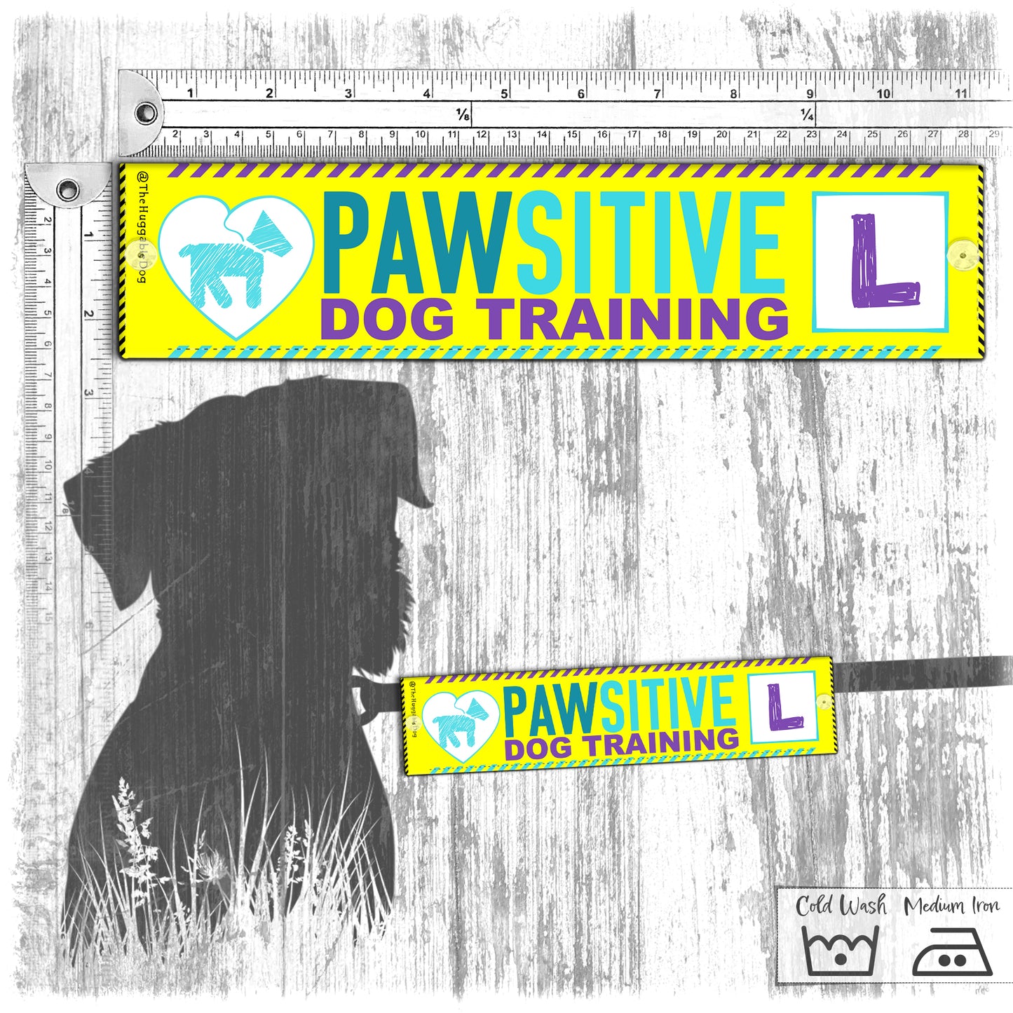 "PAWSITIVE dog training". Leash sleeve for dogs learning.