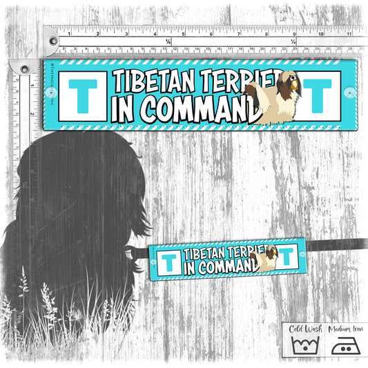 "TIBETAN TERRIER in command". Leash sleeves. TT special.