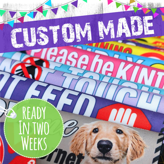 Custom made. Sleeves for dog leashes, just the way you like.