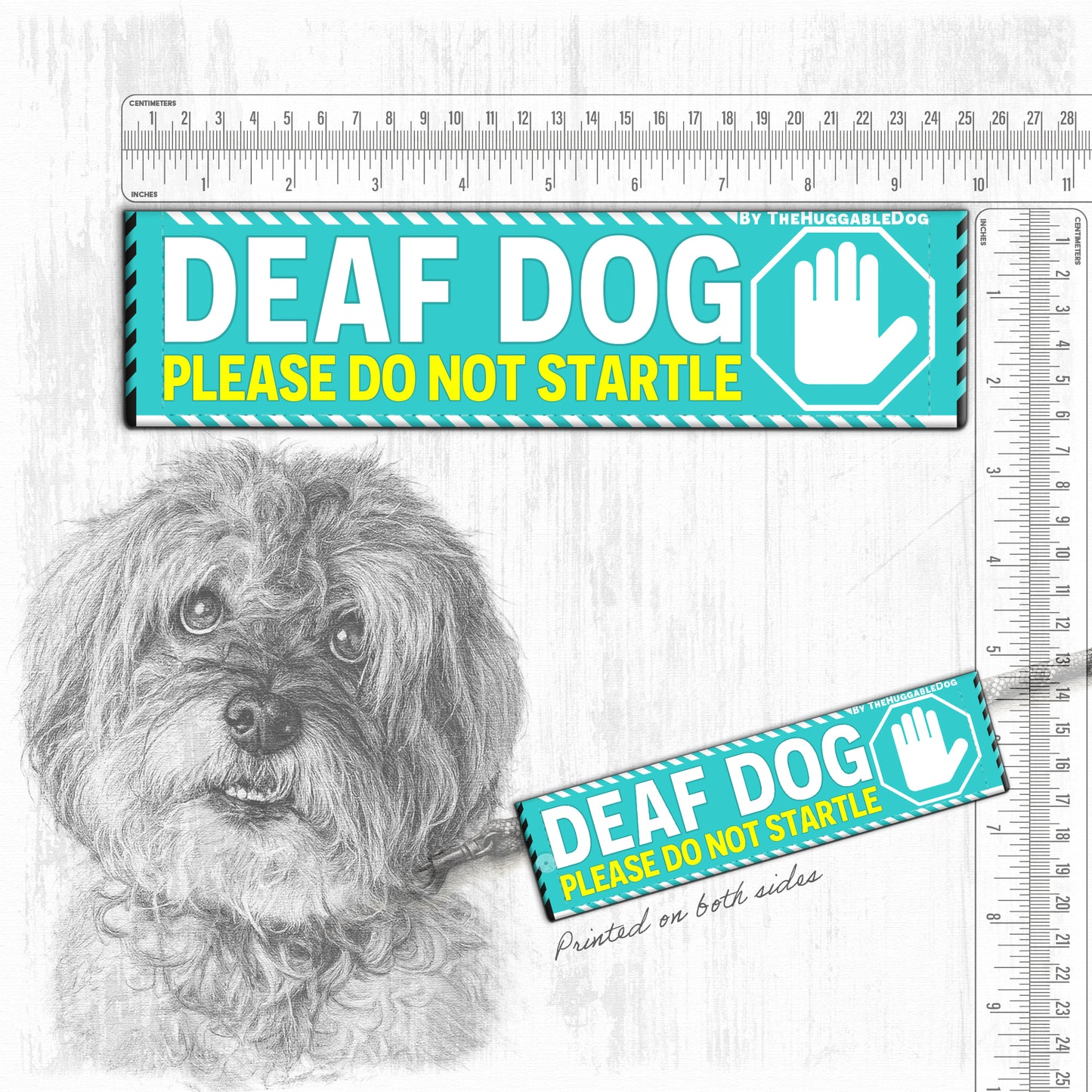 "DEAF DOG, please do not startle"