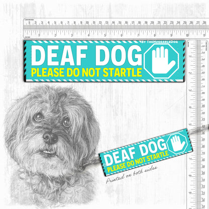 "DEAF DOG, please do not startle"
