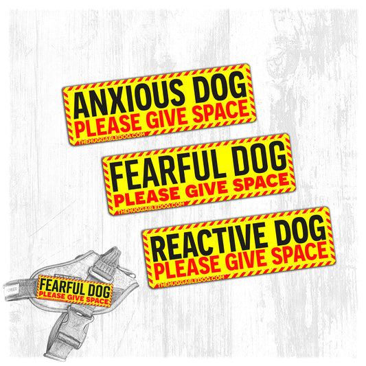 NEW!! Please Give Space. Dog's Harnesses Patch.