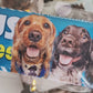 Custom made. Sleeves for dog leashes, just the way you like.