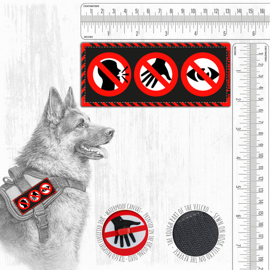 Do NOT talk, touch or stare. L-XL size.