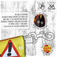 "Dog in training, DO NOT DISTRACT" plus signs. Leash sleeve for dog TRAINING.